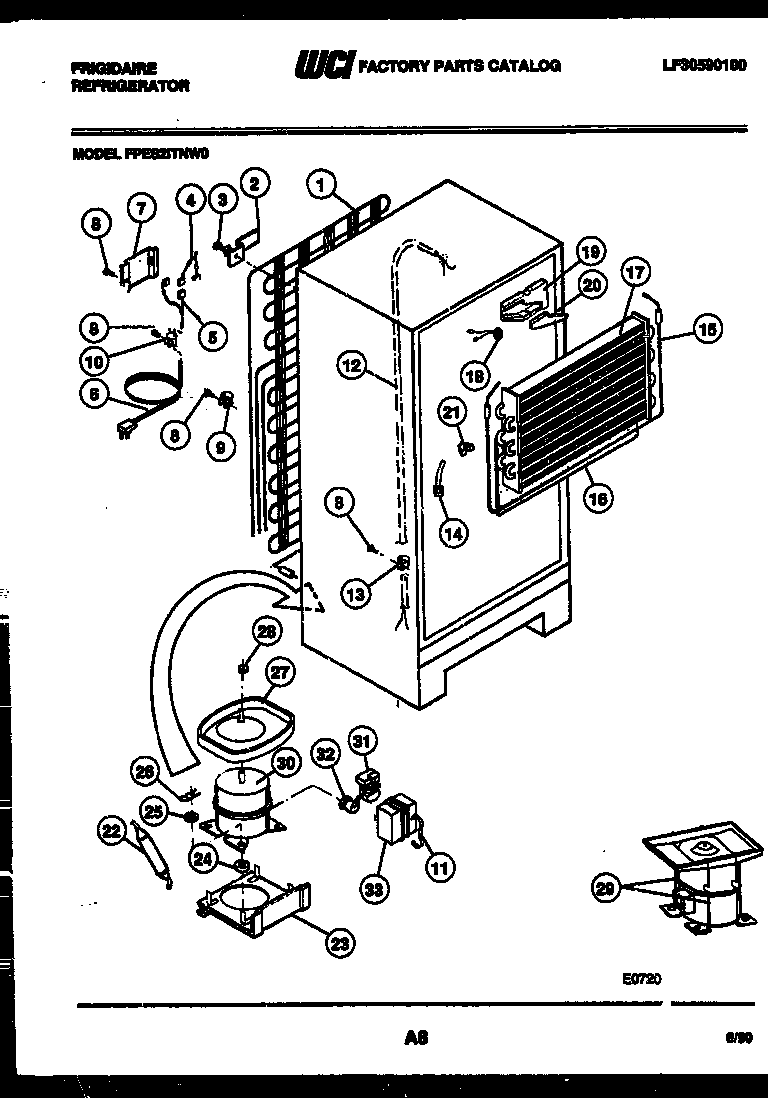 System and automatic defrost parts