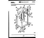 Frigidaire FPCI21TIFH1 cabinet parts diagram