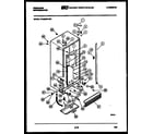 Frigidaire FPCIS22VLF0 cabinet parts diagram