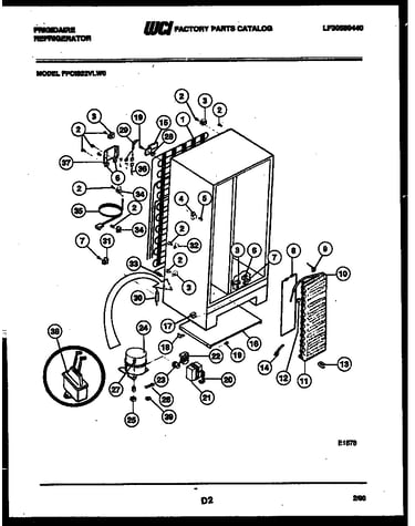 System and automatic defrost parts