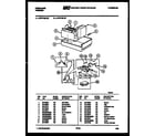 Frigidaire UFPF10ILW1 ice maker parts diagram