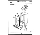 Frigidaire UFS16NW2 cabinet parts diagram