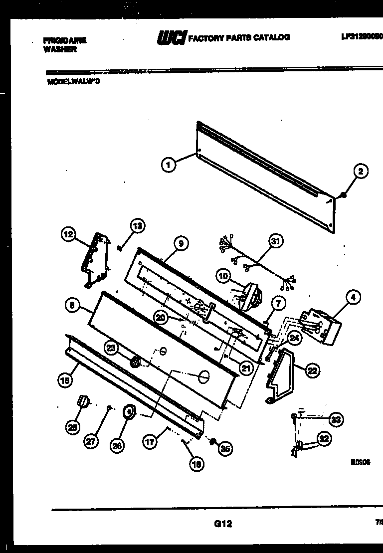 CONSOLE AND CONTROL PARTS