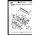 Frigidaire WALL0 console and control parts diagram