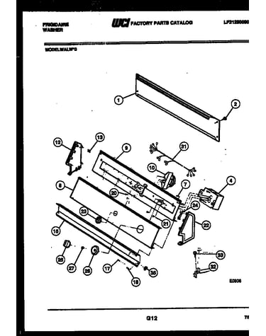 Console and control parts