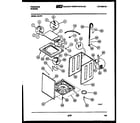 Frigidaire WLW0 cabinet parts diagram