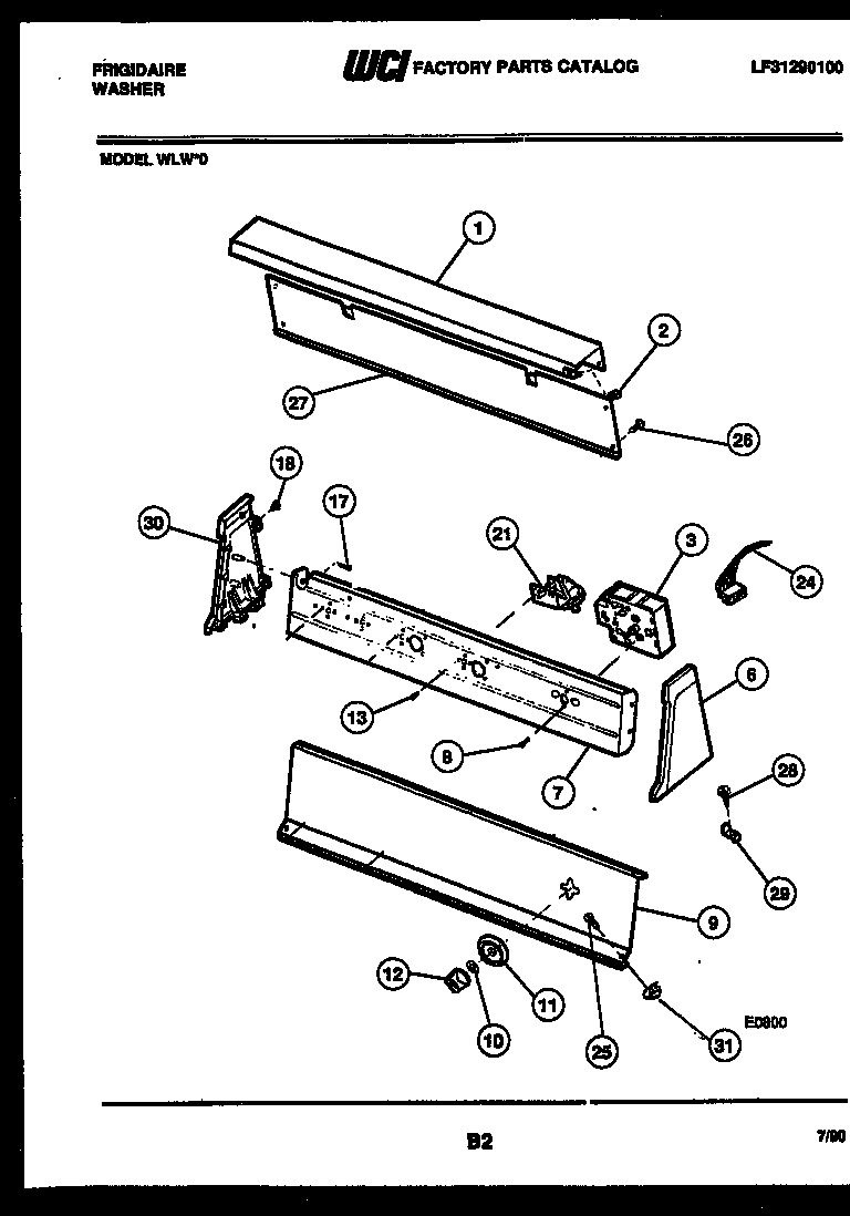 CONSOLE AND CONTROL PARTS