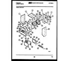Frigidaire LCE772LW0 cabinet and component parts diagram