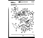 Frigidaire LCE772LL0 motor, blower and cabinet parts diagram