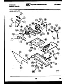 Motor, blower and cabinet parts