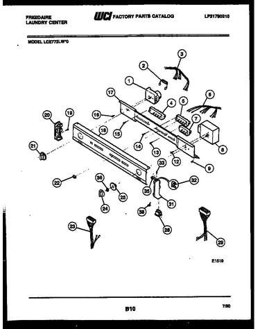 Console and control parts