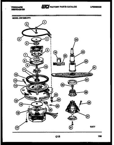 Motor pump parts