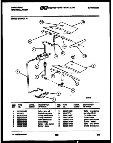 Burner, manifold and gas control