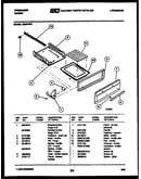 Broiler drawer parts