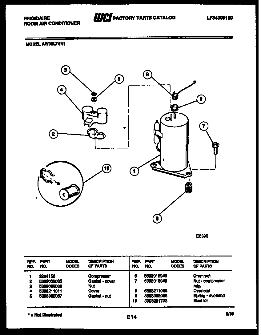 Compressor parts