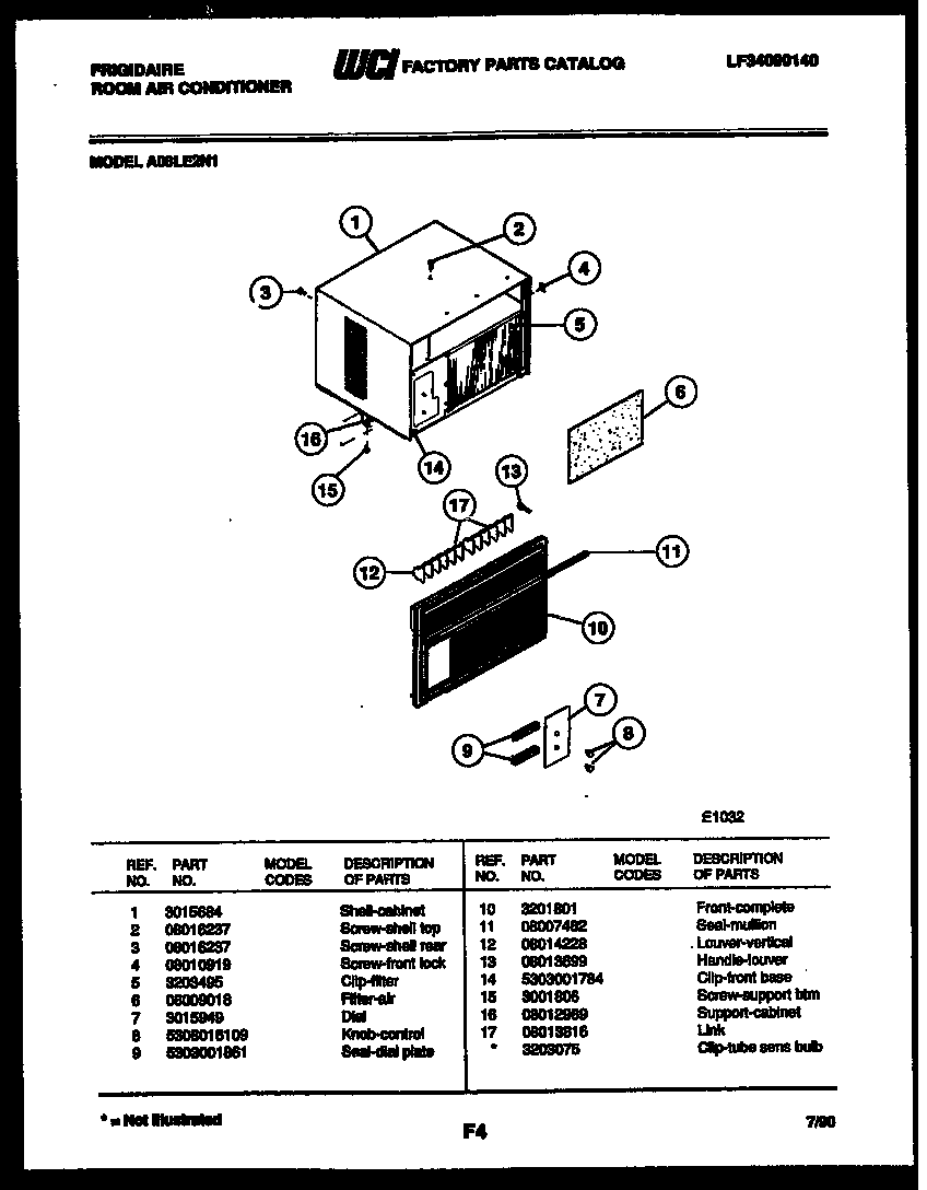 Cabinet parts