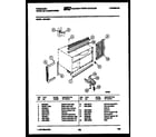 Frigidaire A08LE2N1 window mounting parts diagram
