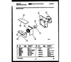 Frigidaire AW11MT5N1 air handling parts diagram