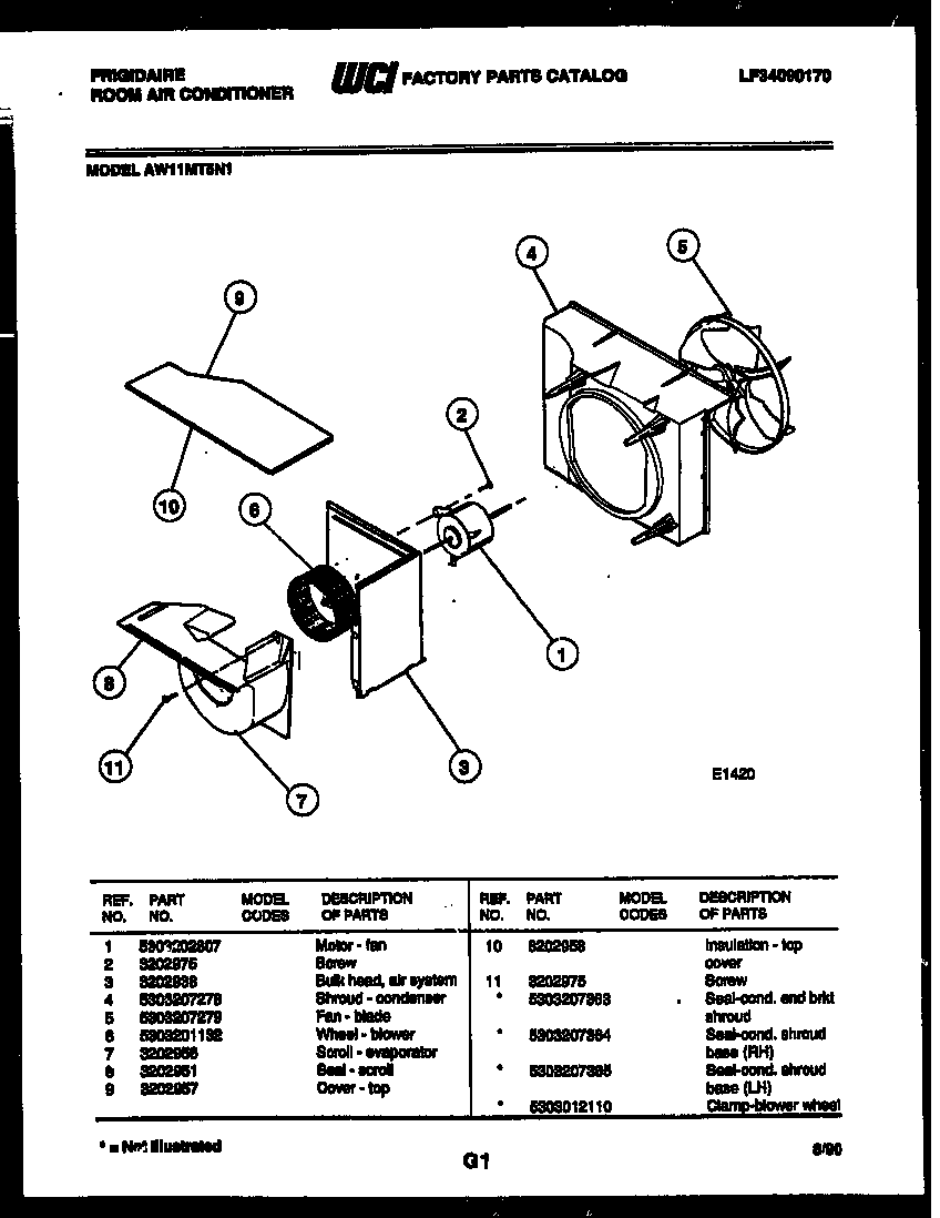 Air handling parts