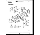 Frigidaire FPCE22VWFF2 ice maker and installation parts diagram