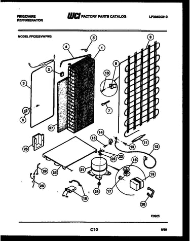 System and automatic defrost parts