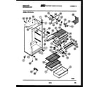 Frigidaire FPD14TILA1 cabinet parts diagram