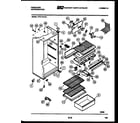 Frigidaire FPD14TILL1 cabinet parts diagram