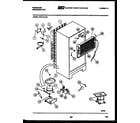 Frigidaire FPD14TILW1 system and automatic defrost parts diagram