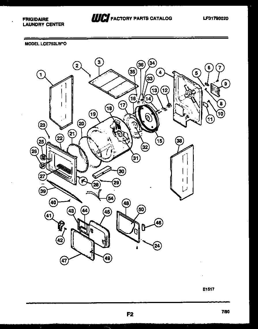 Cabinet and component parts