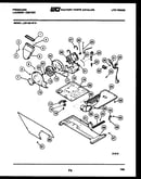 Motor, blower and cabinet parts