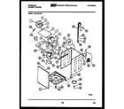 Frigidaire LCE752LW0 cabinet parts diagram