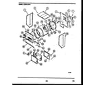 Frigidaire LCG731LW0 cabinet and component parts diagram