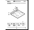 Frigidaire REGS38BNL1 cooktop parts diagram