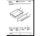 Frigidaire REGS38BNL1 drawer parts diagram