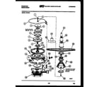 Frigidaire BF18P2 motor pump parts diagram