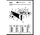 Frigidaire MF18P2 console and control parts diagram