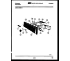 Frigidaire DW3350LW3 console and control parts diagram