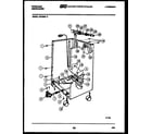 Frigidaire DW3350LW3 cabinet parts diagram