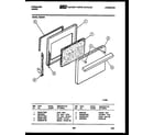 Frigidaire R30NL1 door parts diagram