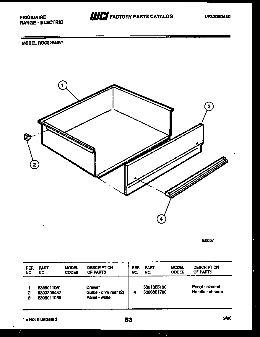 DRAWER PARTS