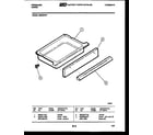 Frigidaire RS33BNW1 drawer parts diagram