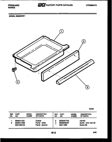 Drawer parts