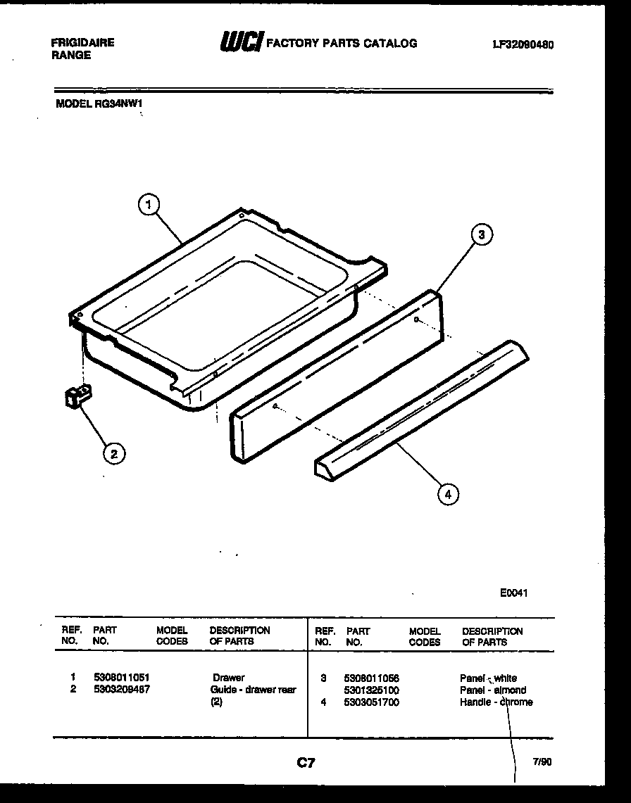 DRAWER PARTS