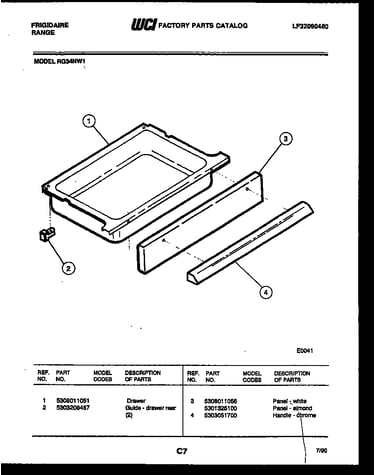Drawer parts