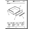 Frigidaire RE32BNL1 drawer parts diagram