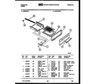 Frigidaire G31BPNL1 broiler drawer parts diagram