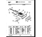 Frigidaire GG32NW1 broiler drawer parts diagram