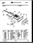 Broiler drawer parts
