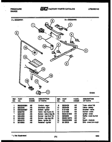 Burner, manifold and gas control