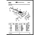 Frigidaire G32BNL2 broiler drawer parts diagram